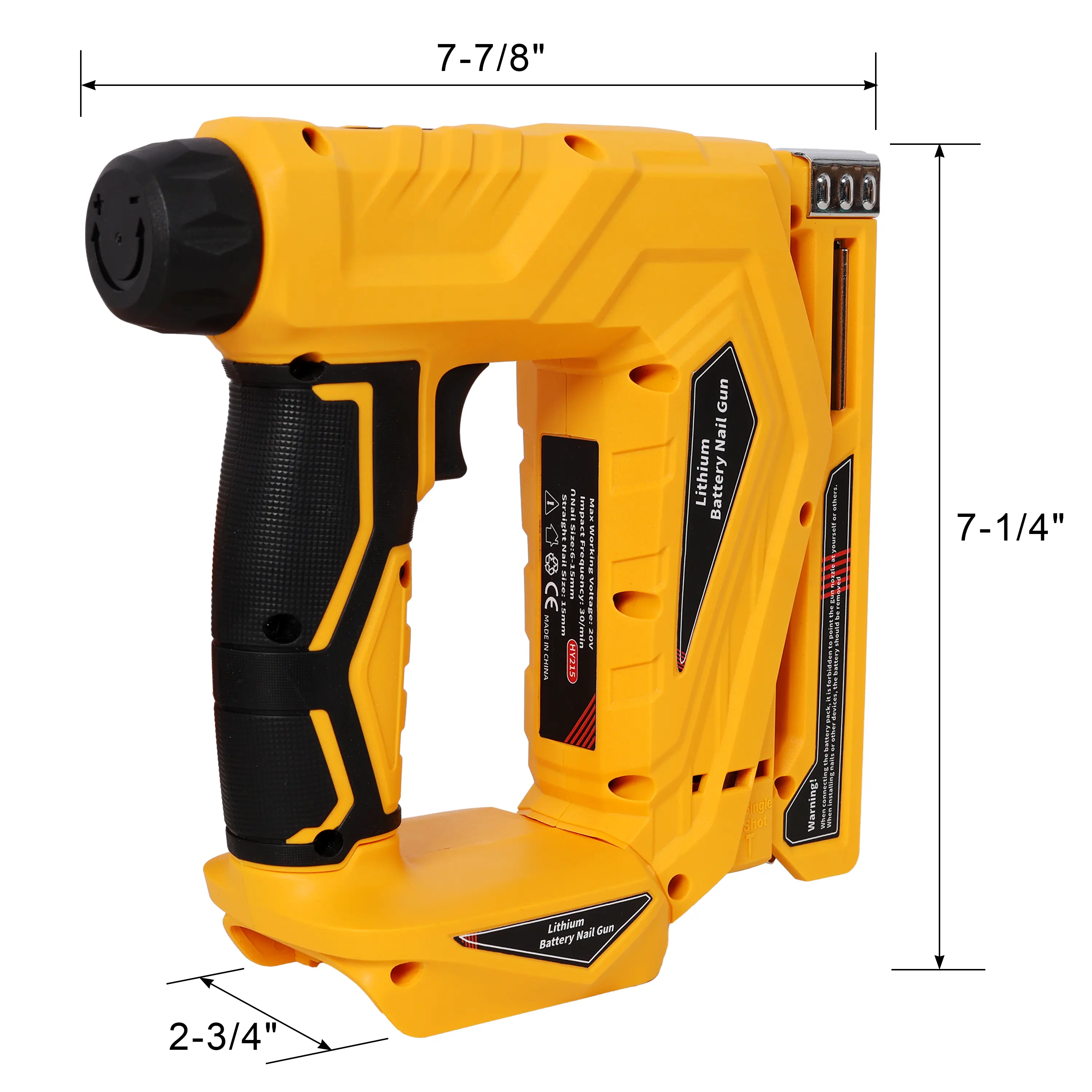 Dewalt 20V MAX Cordless 2-in-1 Brad Nailer & Narrow Crown Stapler (Tool Only) - Battery-Compatible, Portable Construction Tool with Adjustable Depth, Safety Lock for Furniture Woodworking, Home Repairs, Construction Tools