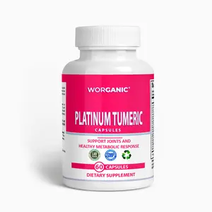 Platinum Turmeric Extracts, Glucosamine & MSM, 60 Caps - Healthcare & Dietary Supplement