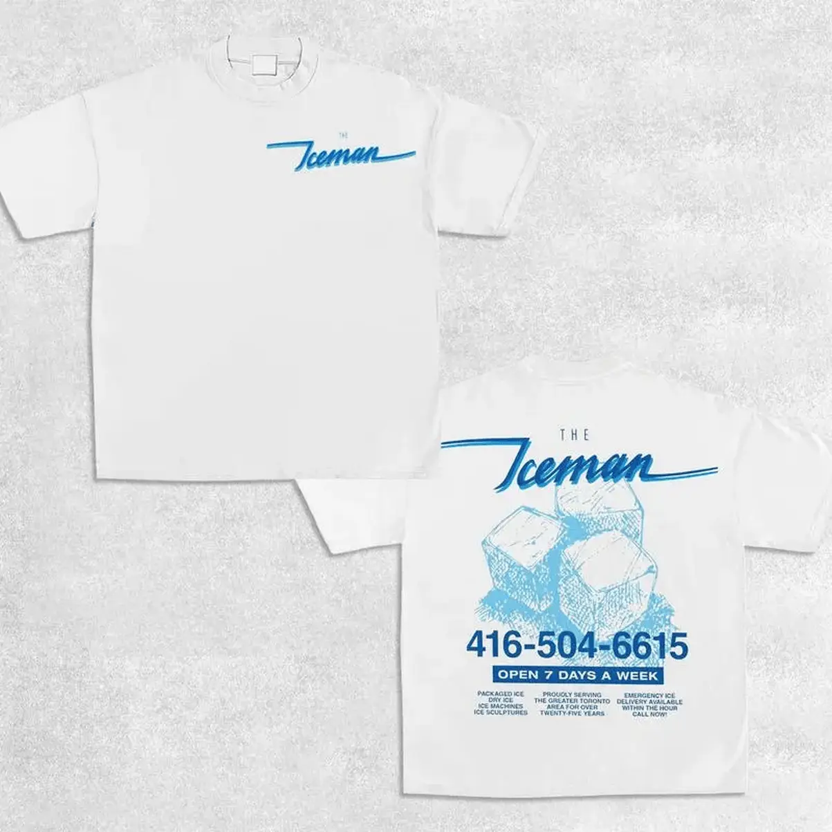Men's The Iceman Vintage 2.0 Unisex Rap Graphic T-Shirt - Soft Cotton Round Neck Short-Sleeve Top, Casual Streetwear Rapper Merch Gift for Music Fans, Graphic Print, Reinforced Stitching, Tshirt, Tee, Crew Neck