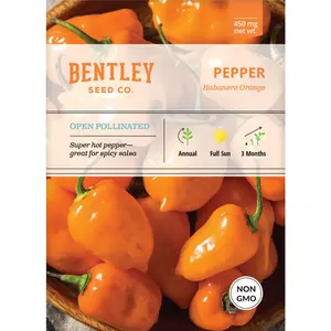 Pepper, Habanero Orange Seed Packets