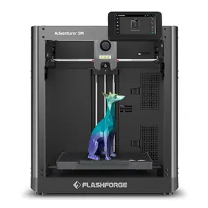 Flashforge AD5M 3D Printer, 600mm/s High Speed Printing & Screen, 1 Count, 8.7 x 8.7 x 8.7''