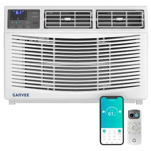 Gaomon 10000 BTU Window Air Conditioner (Without WIFI) with Remote, Auto-Cool Mode, Fast Cooling, Cools 350 Sq. Ft. Rooms, 3 Cooling & Fan Speeds, Quiet Operation, LED Digital Display, Easy Installation Kit, Ideal for Bedroom & Office, Remote Control, Win