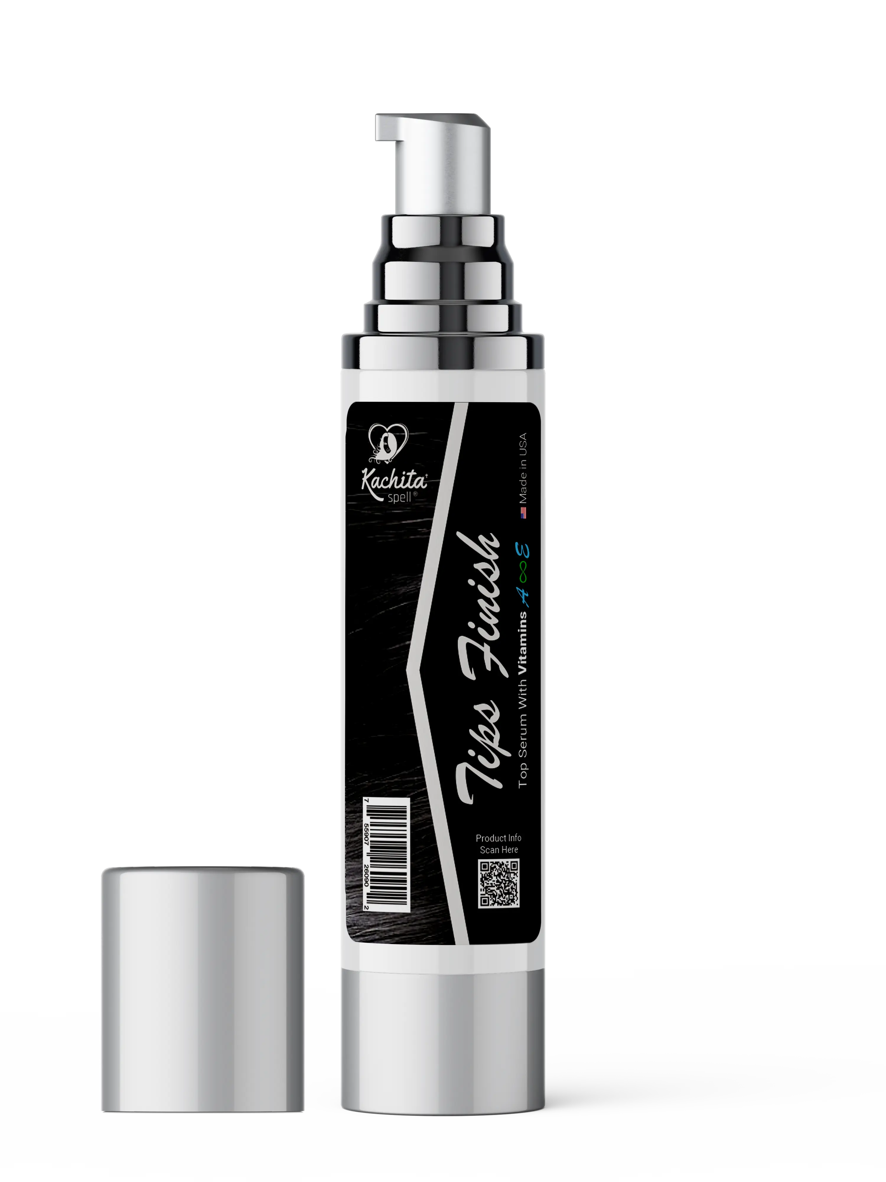 4 in 1 Kachita Spell Tips Finish Serum with Vitamins A and E for Hair Styling Treatment, hair perfume, Seal Split Ends, Control Frizzy All Hair Repair