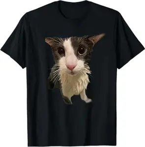 Soggy Cat Meme T-Shirt,Unisex