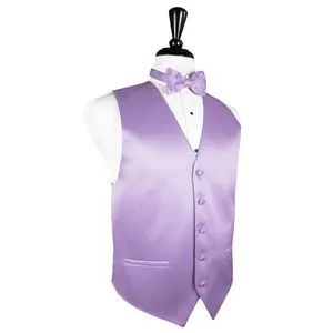 Heather Luxury Satin Tuxedo Vest