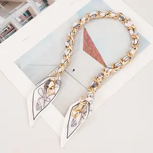 Braided Ribbon Chain Shoulder Decoration for Ladies Bag Extension - Elegant Design for Versatile Use