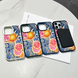 Soft Silicone Cell Phone Case for iPhone 17/16/15/14/13/12/11 Series (Pro, Pro Max, Standard) - Trendy Coquette Sun & Citrus Collage Design, Shockproof Drop Protection, Lightweight