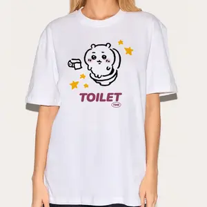 Chiikawa Toilet Shirt, Cute Japanese Anime Manga Inspired Shirt, Unisex Shirt, Birthday gift for Men Women