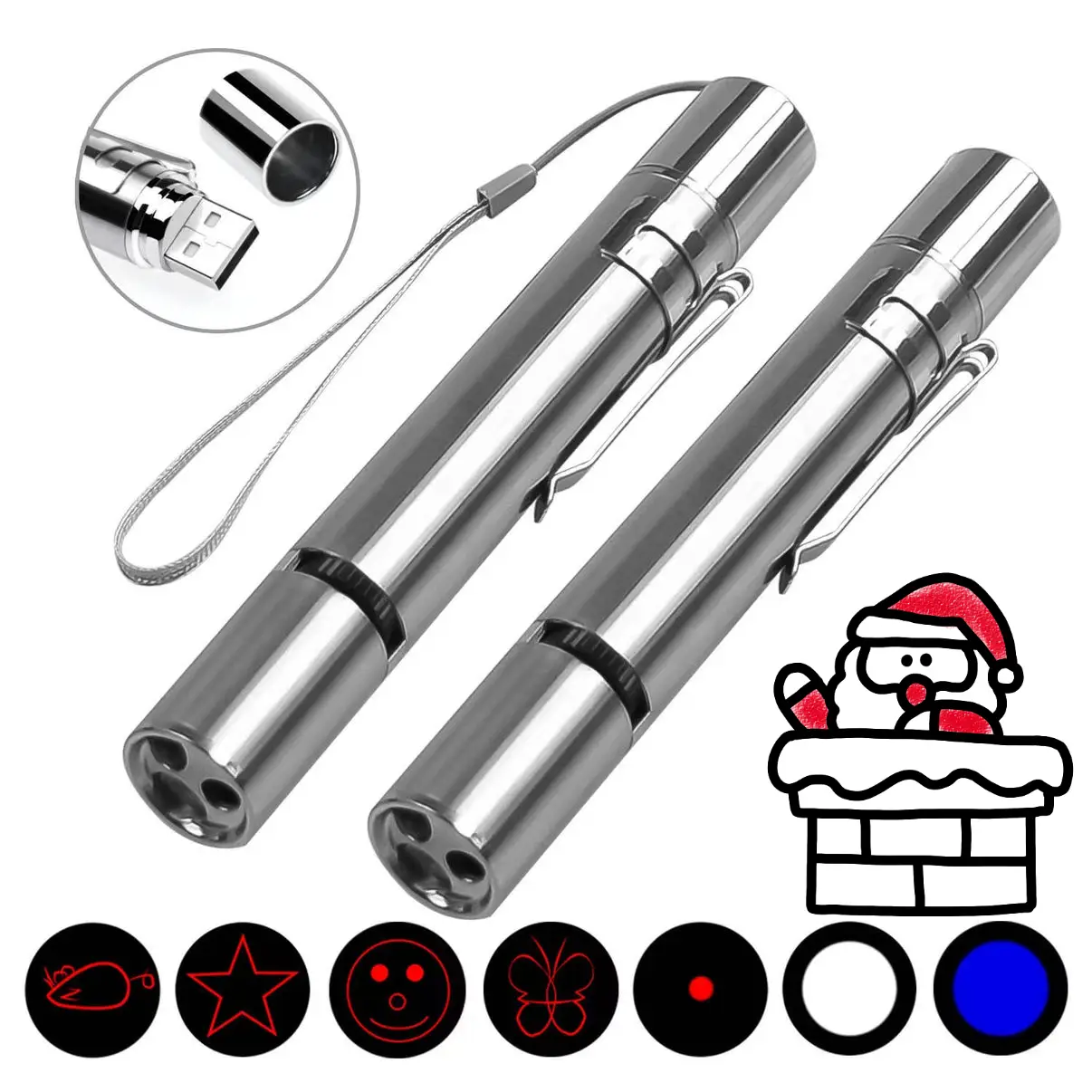 （pi&J-LA000201）laser pointer in 2pcs