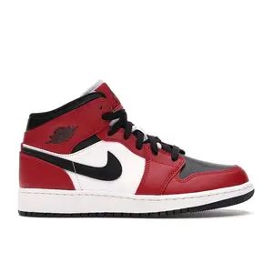 Jordan Kid's 1 Mid Chicago Black Toe, from StockX