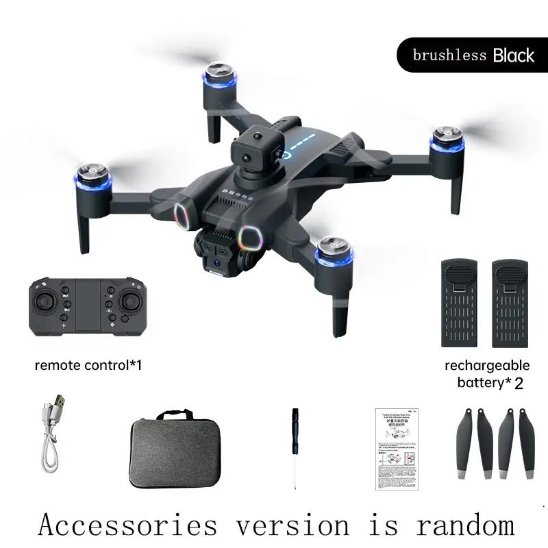 【GB815】Brushless motor 4-axis unmanned aerial vehicle for 4K high-definition aerial photography, advanced lighting technology, toy aircraft