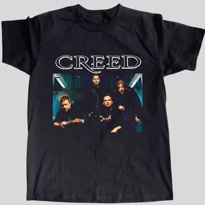 Creed Band Tee, Classic Rock Style, Vintage Music Shirt