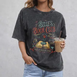 PhillipsAmy Belle's Book Club shirt, Tale As Old As Time Shirt, Beauty And The Beast Shirt, Bookish Belle Tee, Bookworm Tee