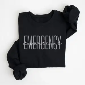 Emergency Department Sweatshirt, Emergency Room Tech Healthcare Nursing , ER Nurse , Nurse Life, ER Tech, Emergency Nurse Crewneck