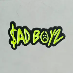 Sad Boyz Pin - Black Backing Enamel Design - Great Gift for Hat Lovers & Mexican Music Culture Fans - Distinctive Accessories for Your Collection