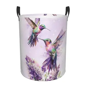 Magpie-Themed Laundry Basket - Extra Large Foldable Hamper, Easy to Tuck Away | High Capacity Collapsible Clothes Bin Featuring Whimsical Bird Design, a Symbol of Joy & Fortune. Perfect Space-Saving Organizer