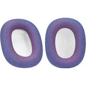 mesh Fabric earpads for airpods max Ear Cushions,Compatible with airpods max Ear Pads(2024 Version),Noise Cancelling, Breathable, mounting, not Falling Off (Purple-Blue)