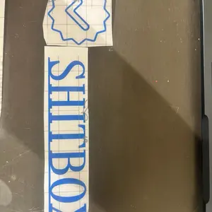 Certified shitbox blue decal