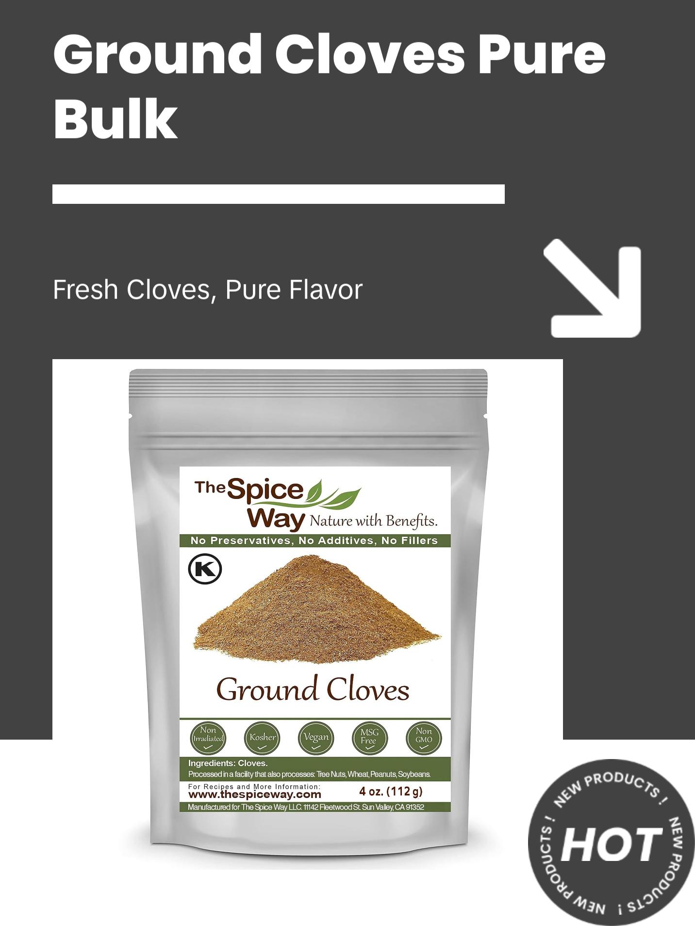 The Spice Way Ground Cloves - Fresh Herbal Blend for Cookies & Pumpkin Pie The Spice Way Ground Cloves - Fresh Herbal Blend for Cookies & Pumpkin Pie
