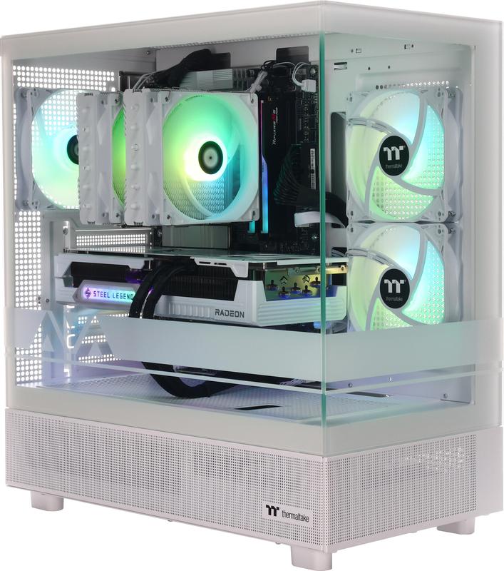 Ready-to-Ship: RYZEN 9600X RX w/WHITE 9070 XT GAMING PC