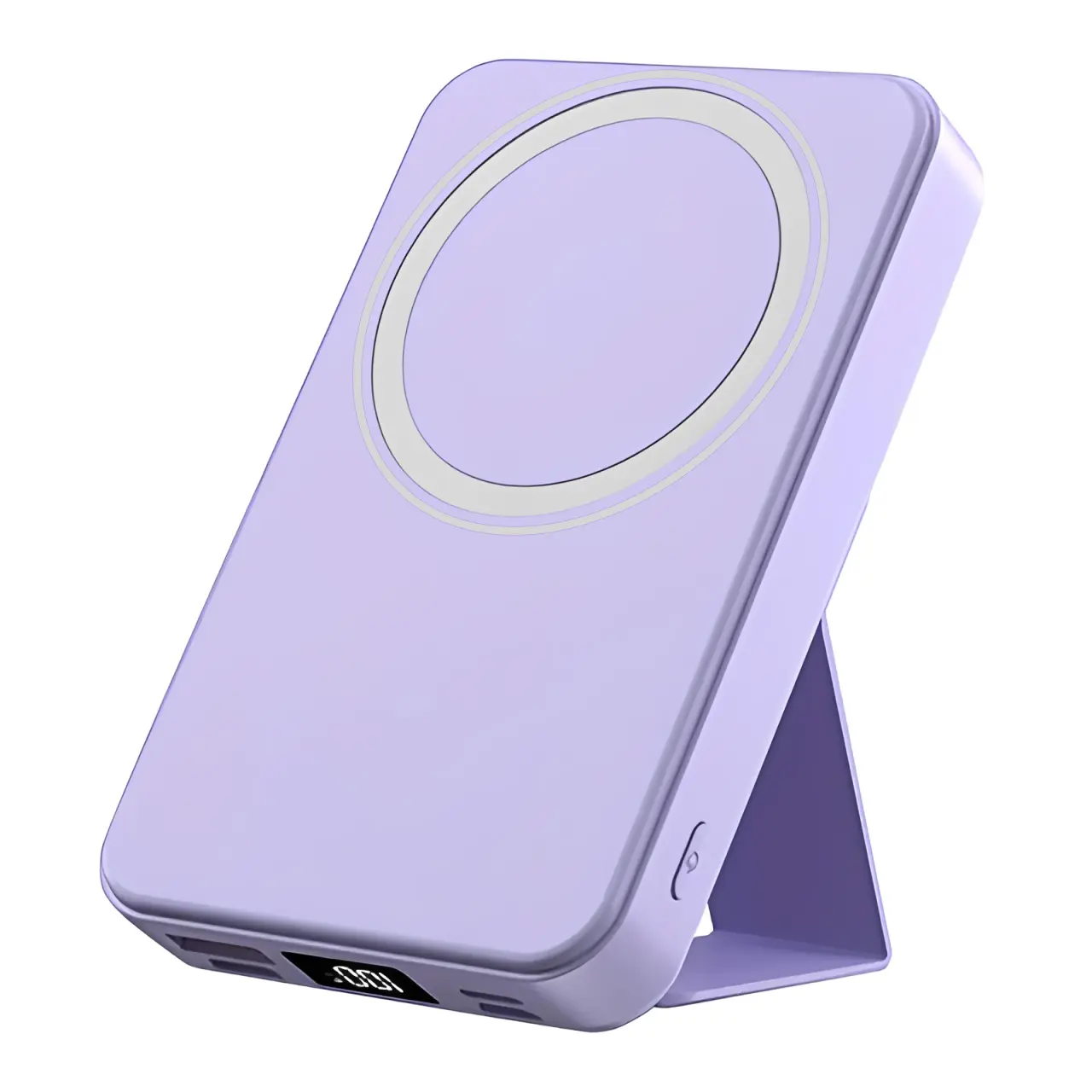 Magnetic Power Bank, 10000mAh with 22.5W PD Fast Charging.3 Charging interfaces 4 Output Modes.Features a Foldable Stand, USB-C Cable, LED Display, for iPhone 17/16/15/14/13/12 Series Portable Wireless