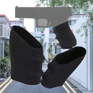 Single Color Nylon Soft Plastic Cover for G17,g19,g20,g26 Models, Quick Installation & Removal, Ideal for Outdoor Use