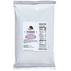 SOEOS Taro Flavored Powder 2.2 lbs Instant Bubble Tea Mix with Creamer & Sugar Easy to Prepare Perfect for Boba Drinks & Desserts Powder No 2 Thai Tea Flavored