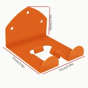 Electric Garden Tool Weed Eater Wall-Mounted Lawn Mower Bracket, 1 Piece Garage Storage Metal Storage Rack, Outdoor Garden Workshop Home Storage Rack, Yard Tool Rack