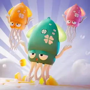 Interactive LED Music Crawling Octopus, Electric Dancing Squid with Lights, Automatic Obstacle Avoidance Octopus Toy with Music, Tummy Time Toy for kids, toddler gifts