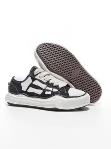 Unisex Canvas Dissolve Shoes, New Thick Sole Height Increase, Fashion Versatile Casual Trainer Sneakers, Medium Width, Patchwork Pattern, Fall & Winter