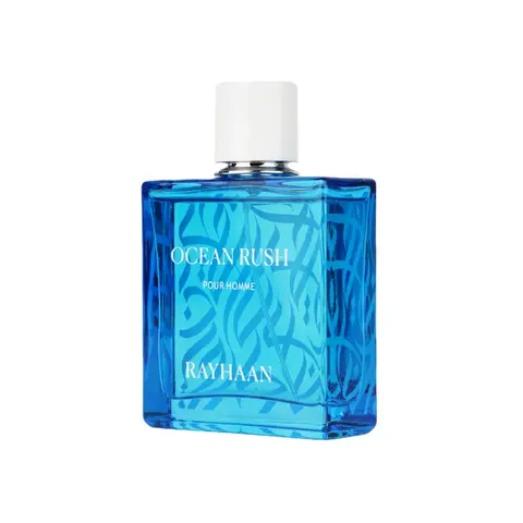 Rayhaan Ocean Rush Eau de Parfum for Men, 3.4 Ounce