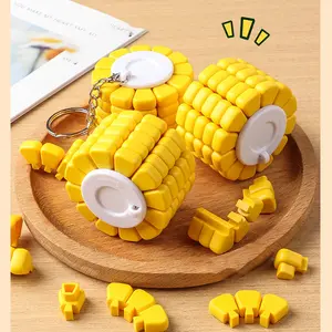 Creative Injection Ab Corn Cube Puzzle Toy, Stress Relief Brain Teaser Rubik's Cube, Multifunction Versatile Educational Russian Block Jigsaw