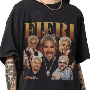 Guy Fieri Graphic Tee for Food Network Fans LUZ