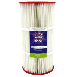 Clorox Silver Edition Advanced Pool Filter | Replacement for Pentair Clean & Clear Plus 240, Unicel C-7469, Pleatco PCC-60, Filbur FC-1975, and More | 60 sq ft Pleated Filter Media