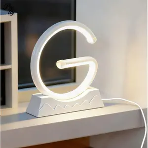 1pc Dimmable Spiral LED Table Lamp USB Powered 3 Color Modes Modern Decoration for Bedroom Office Household Items Gifts Ideas Home Essentials Cozy Lighting