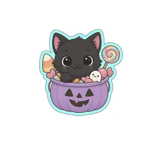 Cat Candy Pumpkin Cookie Cutters