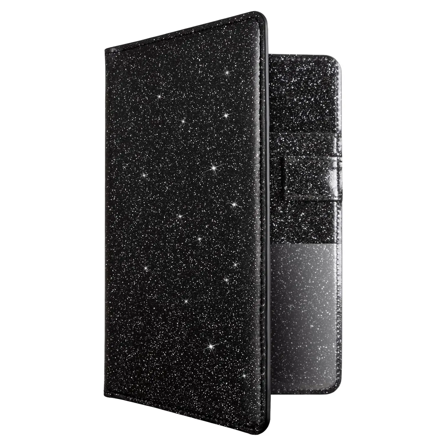 Server Book – Compact Organizer with Clear and Money Pockets, Pen Holder, Fits Apron Perfectly, Leather Waitress Book
