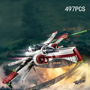 Arc-170 Fighter Model Action Toy, Collectible Plane Building Set, Building Blocks Model, Model Kit, Unisex Birthday Gift for Kids Aged 14+, Easy Assembly, Creative Play