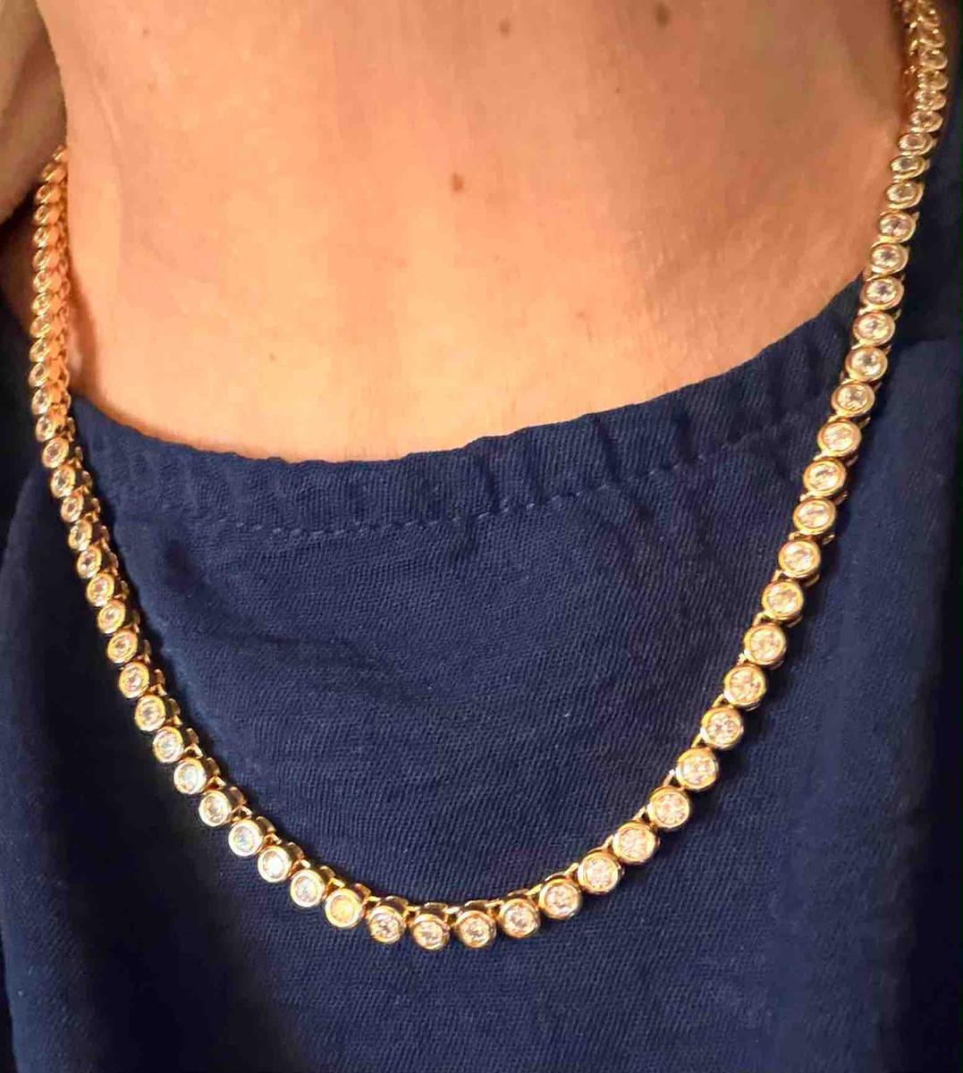 Item: Gold: 18" Necklace & 7" Bracelet