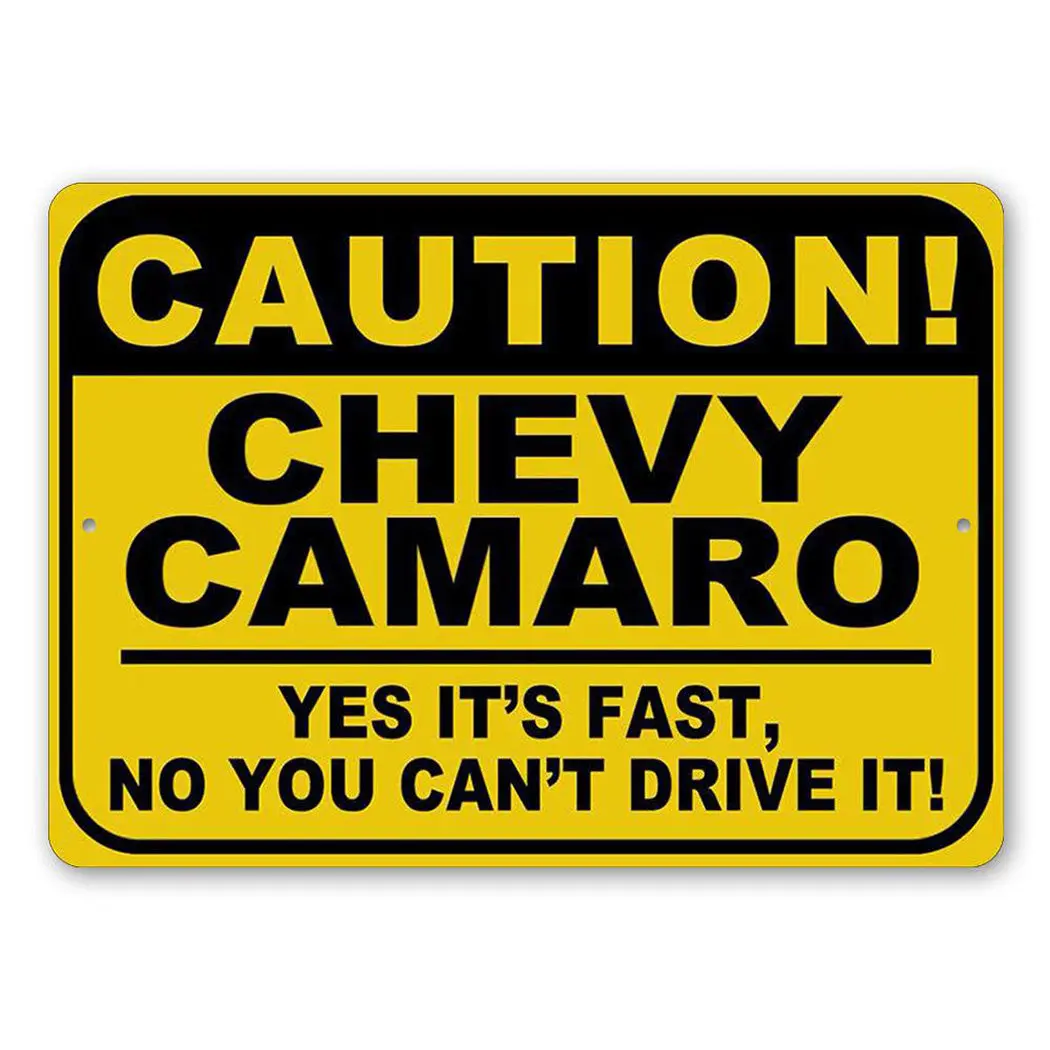 Funny Caution Sign - Yes It's Fast, No You Can't Drive It Sign
