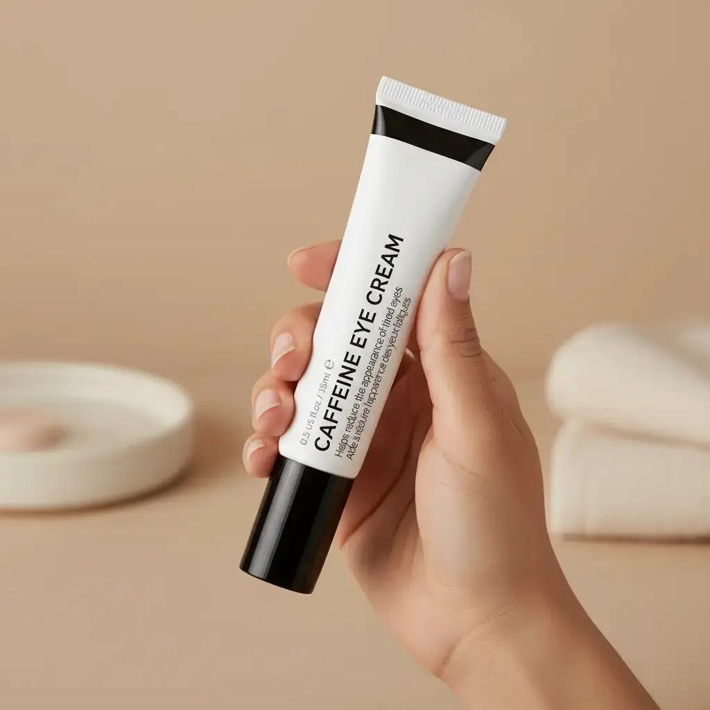 Caffeine Eye Cream, 0.5 fl oz Lightweight Under-Eye Treatment with Caffeine & Matrixyl 3000, Reduces Puffiness, Dark Circles, Blurs Fine Lines