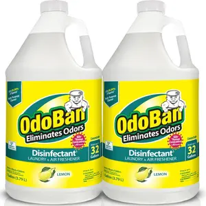 1 Gal. Lemon Disinfectant and Odor Eliminator, Fabric Freshener, Mold Control, Multi-Purpose Cleaner (2-Pack)