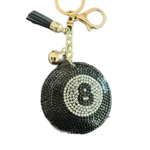 LGS Charms - Misc - Rhinestone Keychain for Zippy Bag Fashion Accessory with Tassel