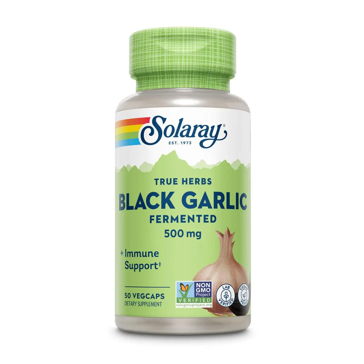 Fermented Black Garlic Bulb 500mg Fermented Black Garlic Bulb 500mg