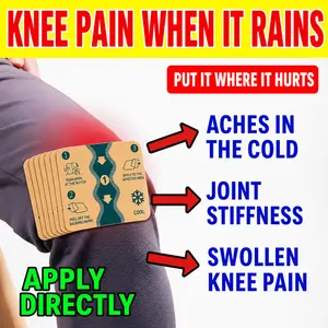 3-Pack Joint Repair Paste Patches — For knee pain and fluid buildup; gentle penetration for soothing discomfort; topical care for sports-related knee injuries