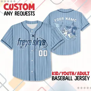 Personalized Freya Skye Silent Treatment Baseball Jersey, Custom Stars Align Tour 2026 Festival Jersey for Kid Youth Adult