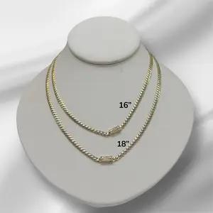 Cadena baby Mónaco oro 14k