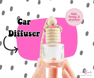 Hanging Car Diffuser | Car Freshener | Pink Zebra Home Fragrance