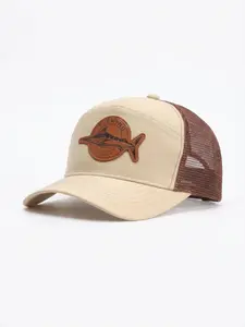 Men's Shark Baseball Cap, Fashionable High-End Style, Breathable Summer Hat, Casual Cool Design, Premium Quality, Trendy Look