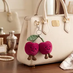 JELLYCAT Cherries Keychain, Bagcharm, Accessories for Bag, Handbag, Backpack Tiktok Viral